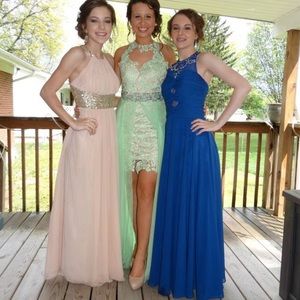 Navy Blue Prom Dress